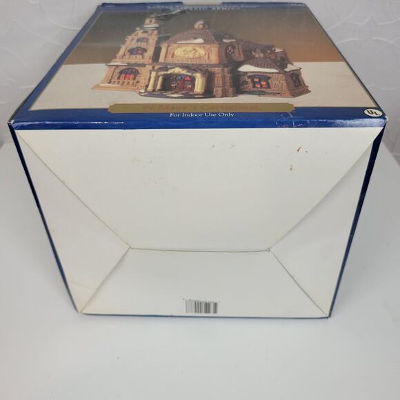 Santa's Workbench Classic Porcelain Lighted House St Mary's Cathedral 479-3998 - Picture 13 of 16